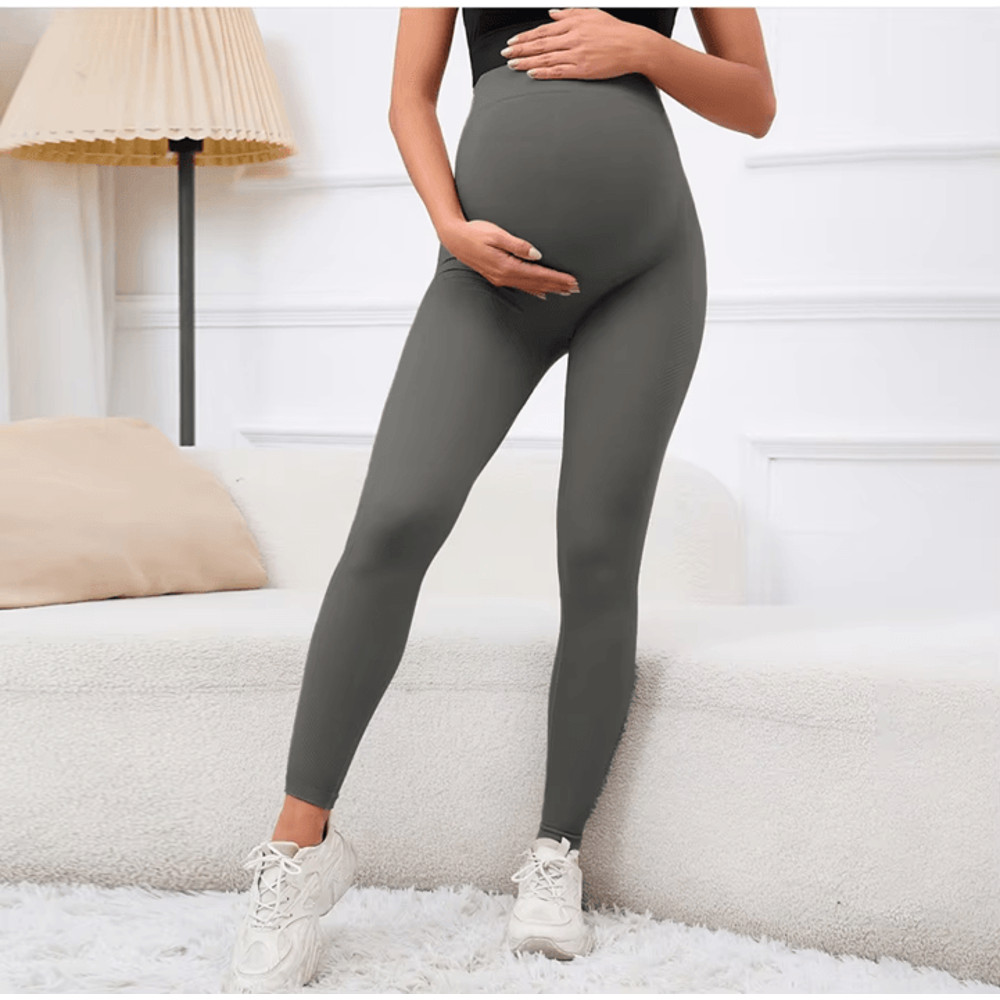 Maternity Yoga Pants High Waist Pregnancy Leggings For Women With Full Belly Support 3