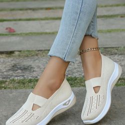 womens casual flat sneakers lightweight everyday shoes for summer and year round wear
