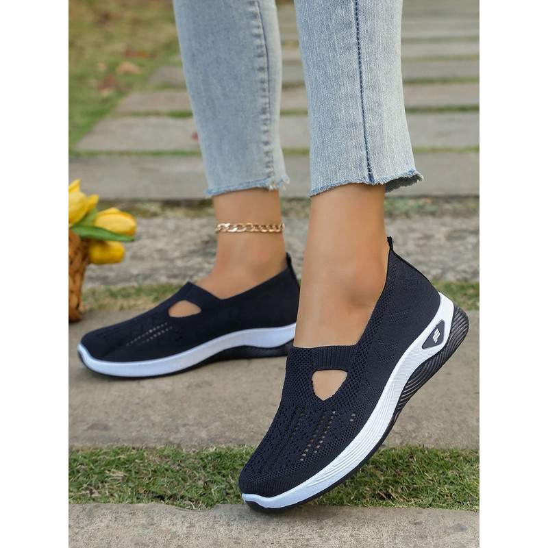 Womens Casual Flat Sneakers Lightweight Everyday Shoes For Summer And Year Round Wear 2