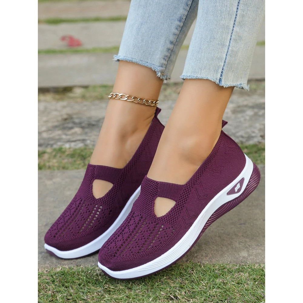 Womens Casual Flat Sneakers Lightweight Everyday Shoes For Summer And Year Round Wear 12