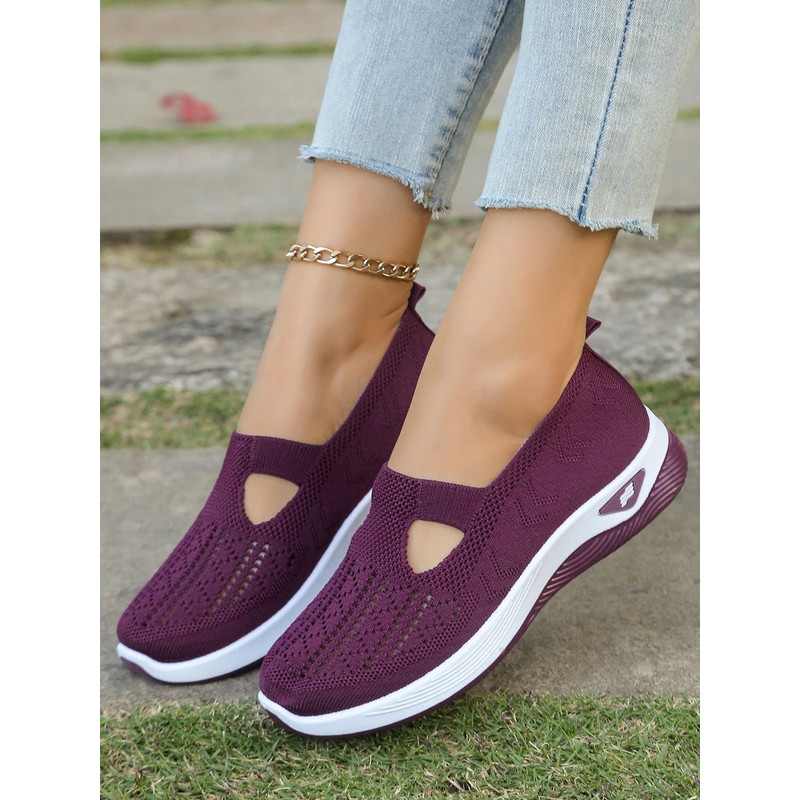 Womens Casual Flat Sneakers Lightweight Everyday Shoes For Summer And Year Round Wear 12