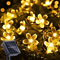 Solar Flower String Lights Outdoor Waterproof Garden Fairy Garland 0