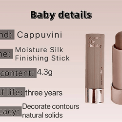 waterproof matte contour stick and concealer for face highlight and nose shadow