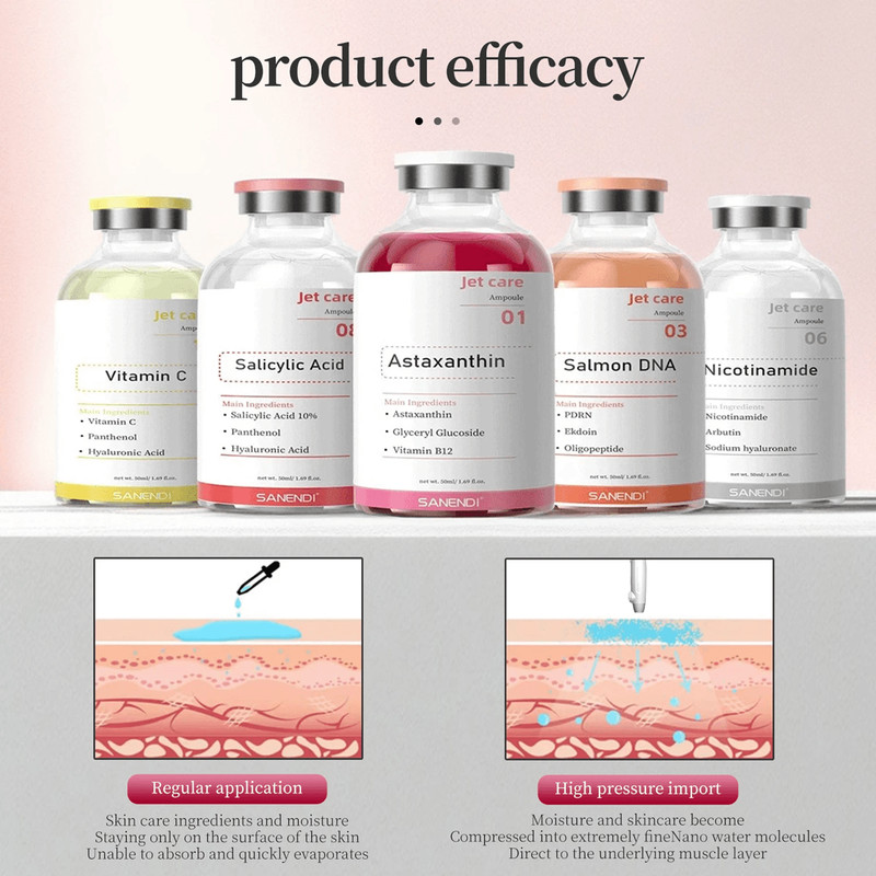 Salmon Stem Cell Ampoule Spray AntiAging Hydration Serum For Skin Renewal 0