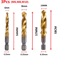 Titanium Metric Tap Drill Bit Set For Hex Shank Power Tools 16