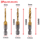 Titanium Metric Tap Drill Bit Set For Hex Shank Power Tools 15