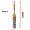 Titanium Metric Tap Drill Bit Set For Hex Shank Power Tools 1