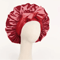 Adjustable Satin Bonnet For Sleeping With Tie Band Soft Hair Protection For Women And Men 12