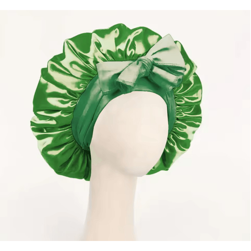 Adjustable Satin Bonnet For Sleeping With Tie Band Soft Hair Protection For Women And Men 13