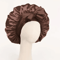 Adjustable Satin Bonnet For Sleeping With Tie Band Soft Hair Protection For Women And Men 1