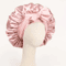 Adjustable Satin Bonnet For Sleeping With Tie Band Soft Hair Protection For Women And Men 4