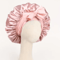 Adjustable Satin Bonnet For Sleeping With Tie Band Soft Hair Protection For Women And Men 4