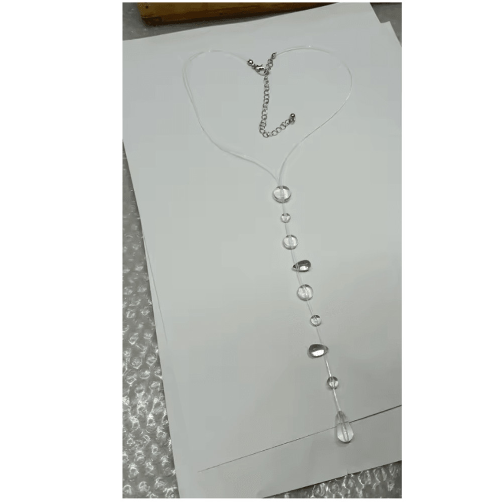 Handmade Crystal Necklace And Earrings Set Elegant Wedding Jewelry For Women And Girls 5