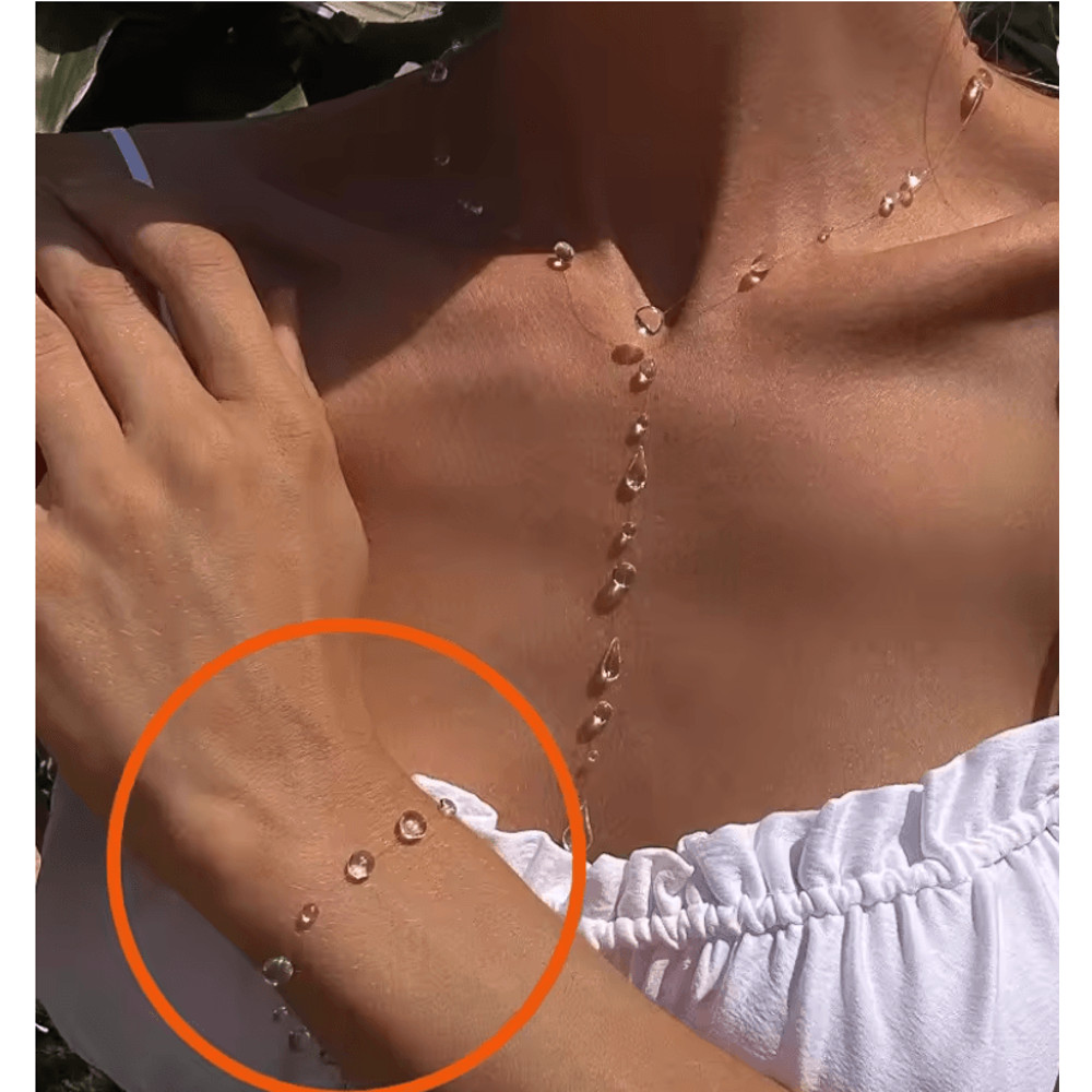 Handmade Crystal Necklace And Earrings Set Elegant Wedding Jewelry For Women And Girls 6