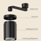 Manual Coffee Grinder Portable Hand Crank Coffee Mill With Adjustable Coarseness For Home And Trav 2