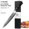 FYOUNG Damascus Steel Japanese Chef Knife PrecisionCrafted For ProLevel Slicing 3