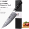 FYOUNG Damascus Steel Japanese Chef Knife PrecisionCrafted For ProLevel Slicing 5
