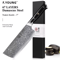 FYOUNG Damascus Steel Japanese Chef Knife PrecisionCrafted For ProLevel Slicing 7