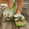 Phalaenopsis Flower Womens Flip Flops Cute Summer Sandals For Beach Vacation Home 1