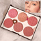 6Color Matte Blush Palette High Pigment LongLasting Shades For Daily Natural Glow 3