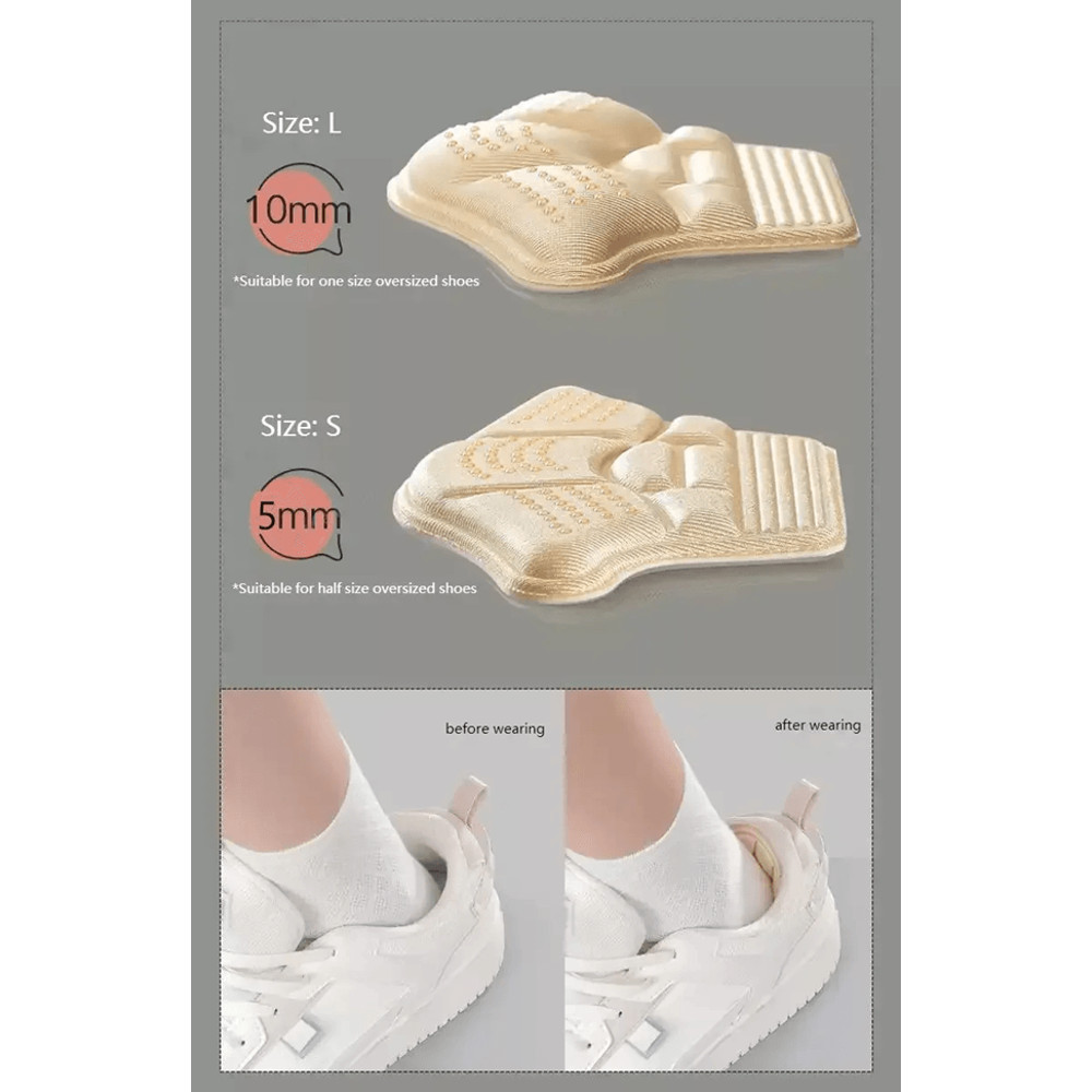 Heel Grip Cushions AntiSlip Shoe Pads For Blister Prevention And Size Adjustment 1