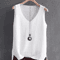 Knitted Sleeveless VNeck Blouse Lightweight Summer Top For Women 3