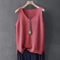 Knitted Sleeveless VNeck Blouse Lightweight Summer Top For Women 4