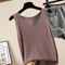 Knitted Sleeveless VNeck Blouse Lightweight Summer Top For Women 7
