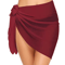 Sheer Chiffon Short Sarong Lightweight Bikini Wrap Cover Up For Beach And Swimwear 10