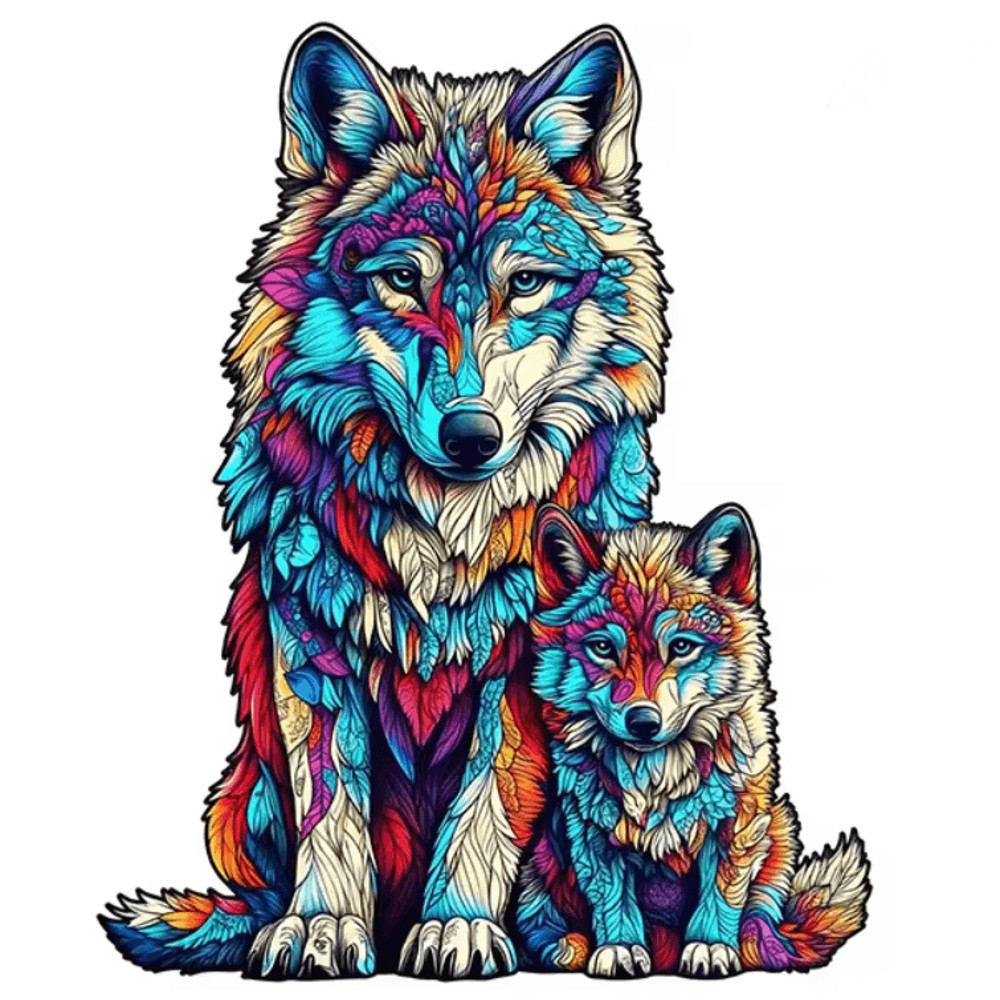 Wooden Animal Jigsaw Puzzle Unique Dog Puzzle Gift For Adults And Kids 5