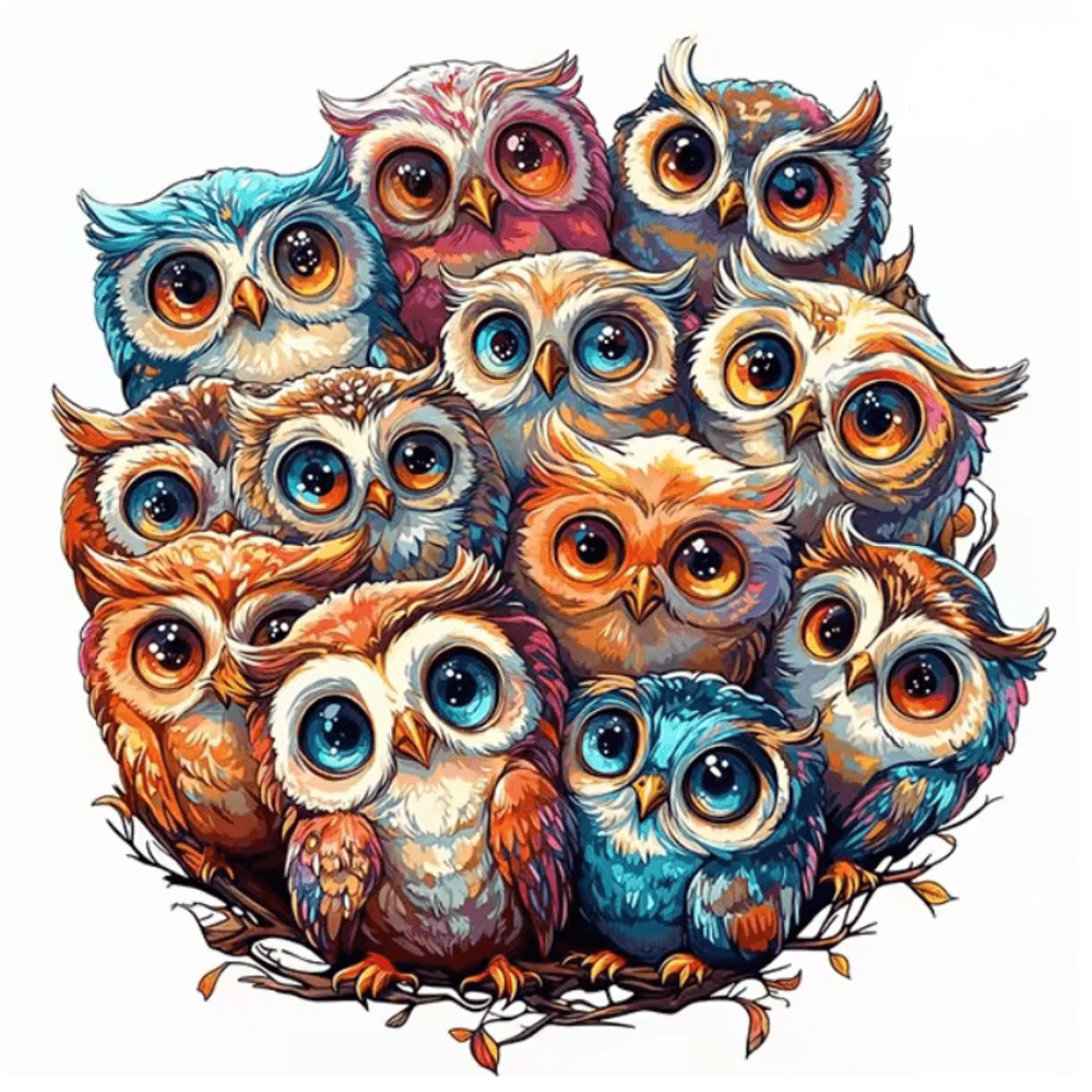 Wooden Animal Jigsaw Puzzle Unique Dog Puzzle Gift For Adults And Kids 0