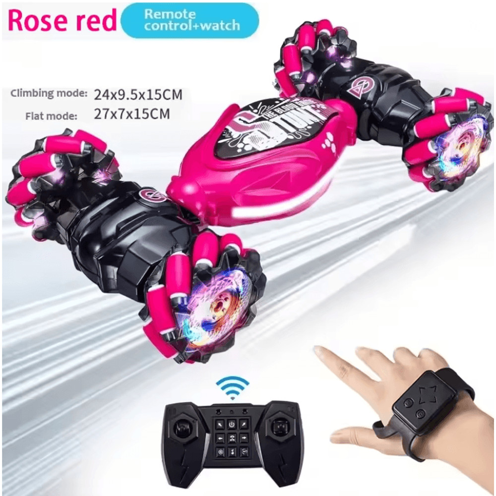 4WD Gesture Control Stunt Car Remote Twist Drift Toy With LED Lights 2