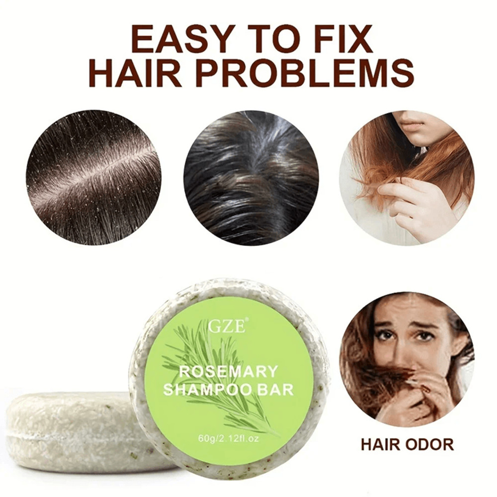 Rosemary Hair Strengthening Shampoo Bar Nourishes And Revives Weak Hair Naturally 1