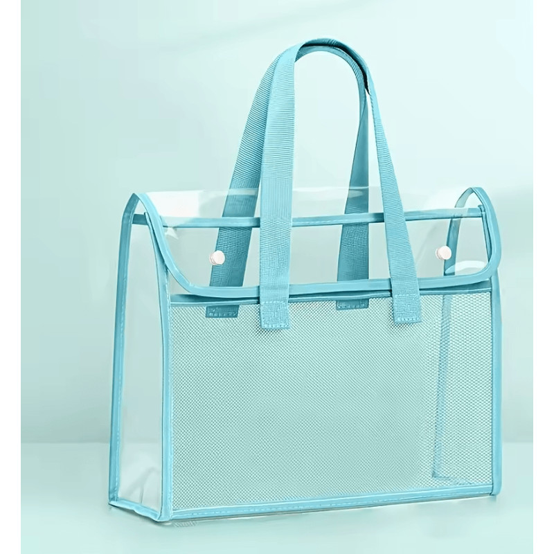 Portable Waterproof File Organizer Large Capacity Transparent Expanding Document Folder 3