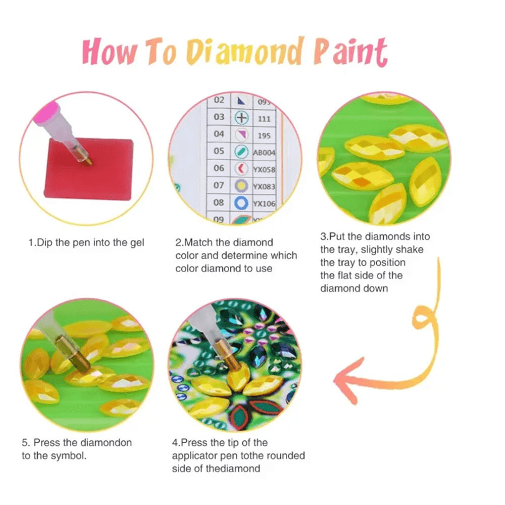 Custom Photo Diamond Painting Kit DIY Art Craft With Special Shaped Diamonds For Adults Beginners 6