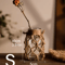 Boho Glass Vase With Woven Hemp Rope Decorative Vase For Dried Flowers And Table Styling 3