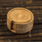 Handwoven Rattan Drink Coasters Heat Resistant Round Table Mats For Cups Mugs And Tea Accessories 0