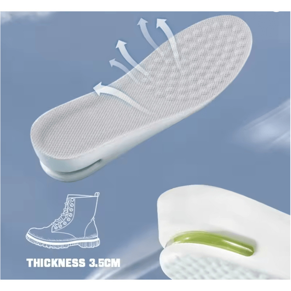 Height Boost Shock Absorbing Insoles Plantar Fasciitis Foot Comfort Shoe Lifts 5