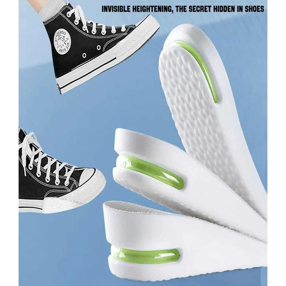Height Boost Shock Absorbing Insoles Plantar Fasciitis Foot Comfort Shoe Lifts 0