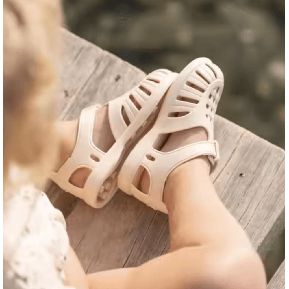 Classic Roman Kids Sandals Solid Color Summer Beach Shoes For Boys And Girls 0