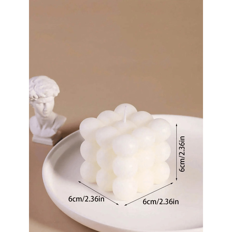 Magic Cube Soy Wax Candle BallShaped Aromatherapy Decor For Weddings And Home 6