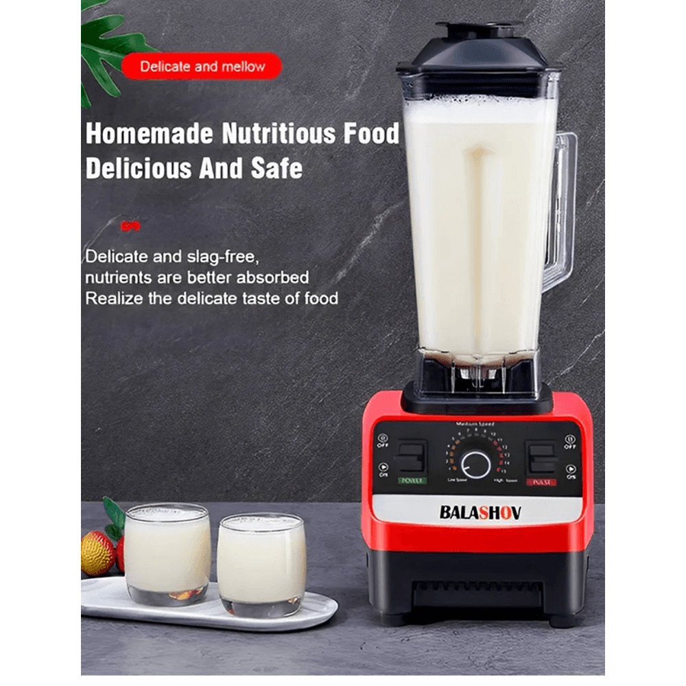 2000W Heavy Duty Commercial Blender Stationary Mixer Food Processor Ice Smoothies For Kitchen High 0
