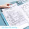 60 Page A4 Document Organizer Morandi Color Plastic Folder With Clear View Panels 4