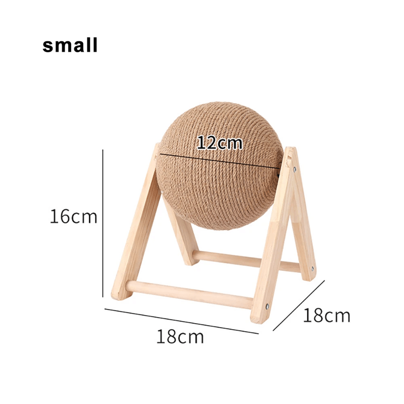 Sisal Cat Scratching Ball Toy For Healthy Paws And Indoor Play 2