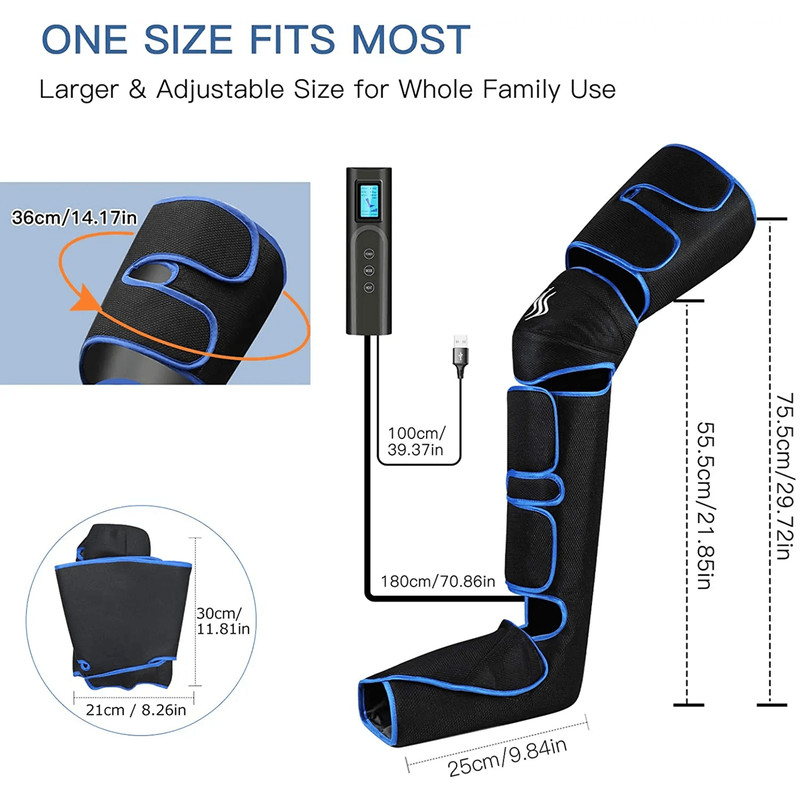 Air Compression Leg Massager For Circulation And Muscle Recovery 1