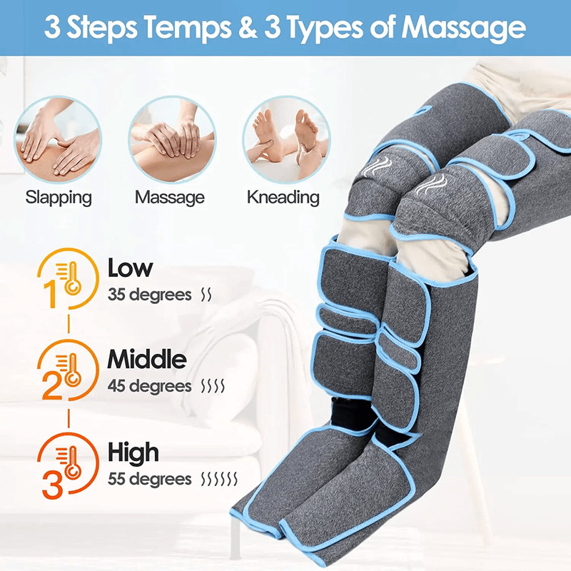 Air Compression Leg Massager For Circulation And Muscle Recovery 2