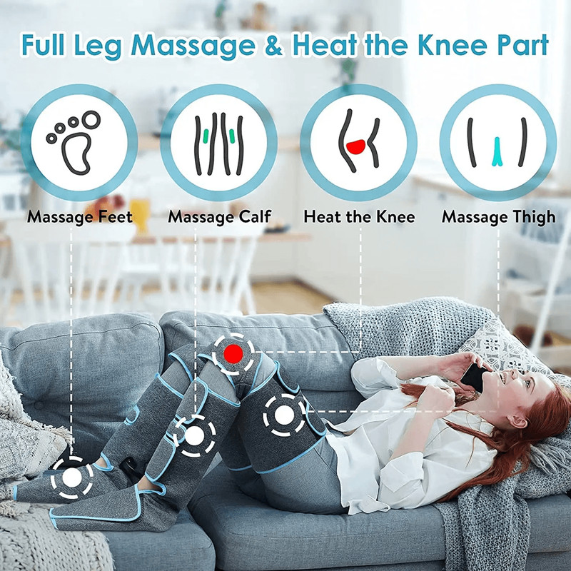Air Compression Leg Massager For Circulation And Muscle Recovery 3