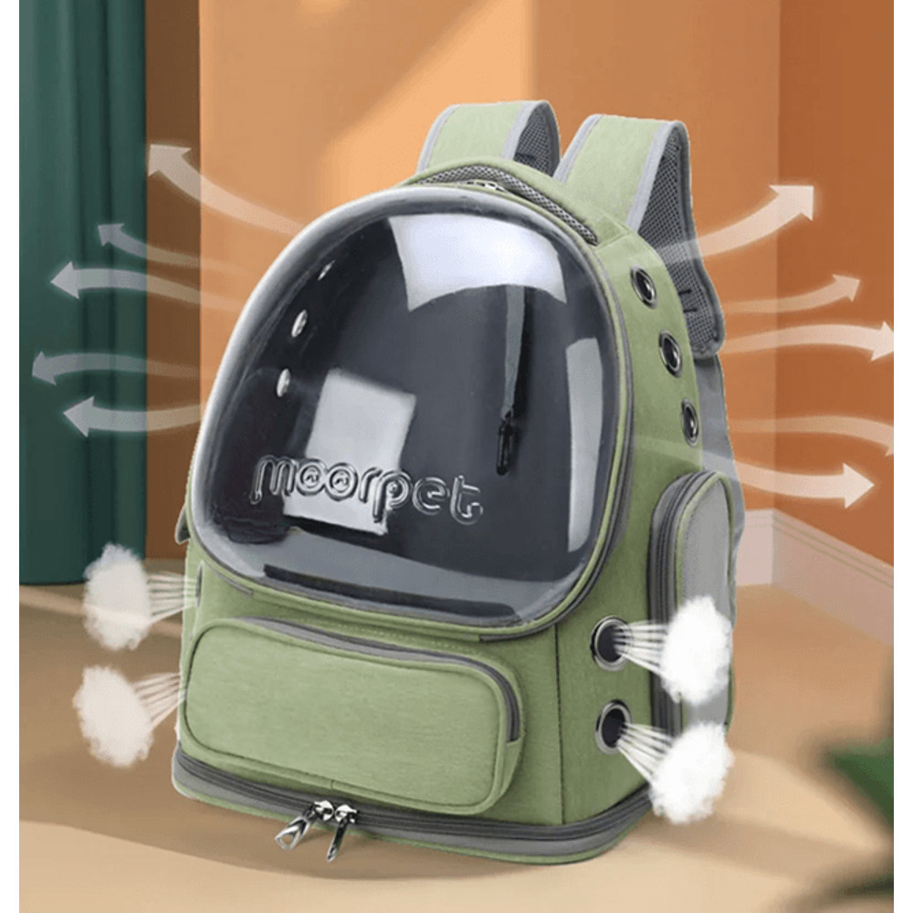 Transparent Cat Carrier Backpack For Travel With Breathable Design 1