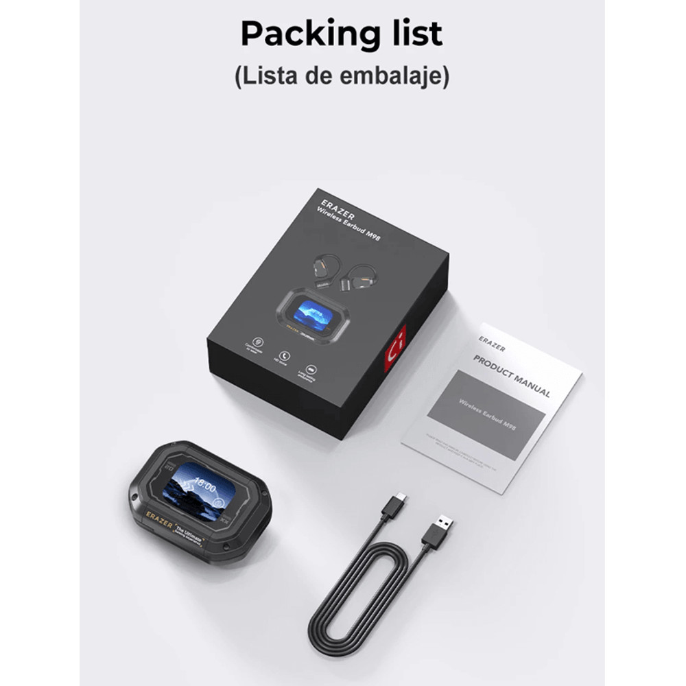 Erazer XP6 AI Bluetooth Earphones With Sleep Mode And Real Time Translation 4