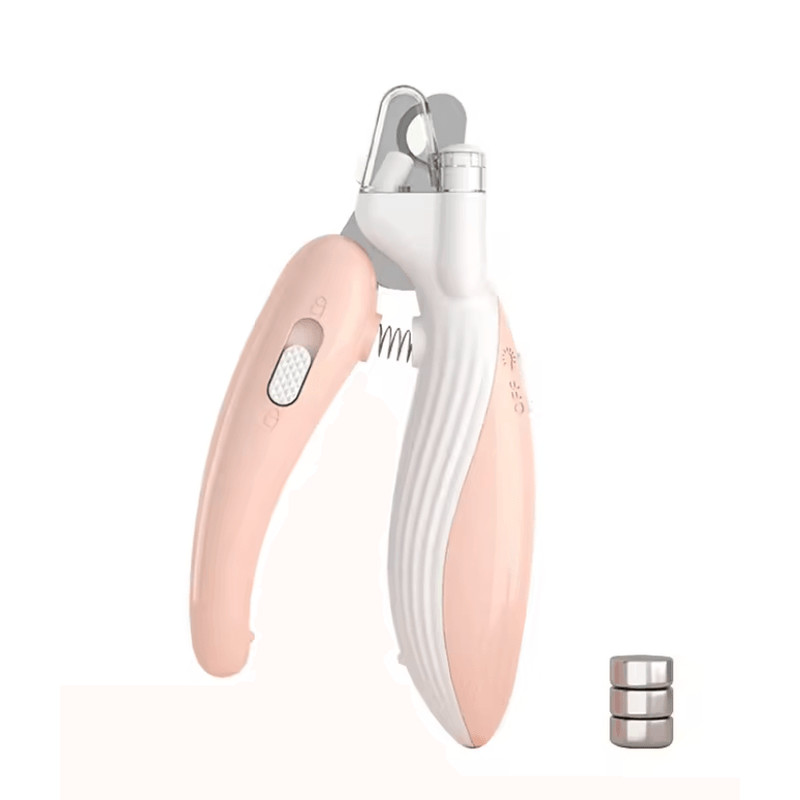 LED Pet Nail Clippers For Dogs And Cats With Safety Guard And Grooming Light 3